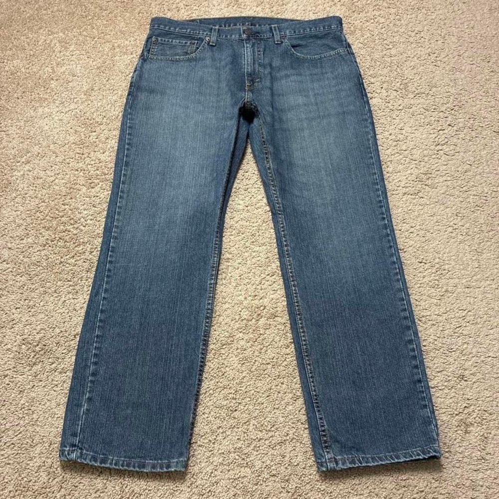 Western Style Levi's 559 Relaxed Straight Blue Jeans Size 36x30